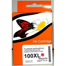 Cartridge kompatibilní s Lexmark 100XL červená velká (14N1070E) Cartridge kompatibilní s Lexmark 100XL červená velká (14N1070E)