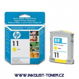 Cartridge HP 11 - žlutá, C4838A originální Cartridge HP 11 - žlutá, C4838A originální