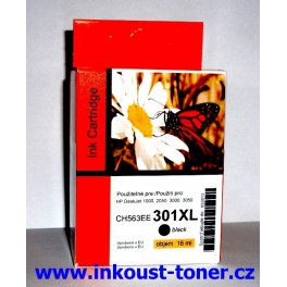 HP 301XL Cartridge černá velká CH563EE kompatibilní HP 301XL Cartridge černá velká CH563EE kompatibilní