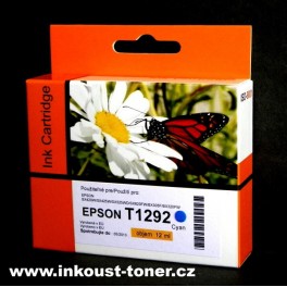 cartridge EPSON T1292 modrá - kompatibilní cartridge EPSON T1292 modrá - kompatibilní