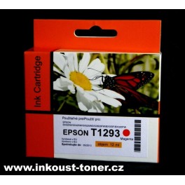 cartridge EPSON T1293 červená - kompatibilní cartridge EPSON T1293 červená - kompatibilní