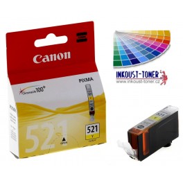 Canon CLI-521Y cartridge žlutá - originální Canon CLI-521Y cartridge žlutá - originální