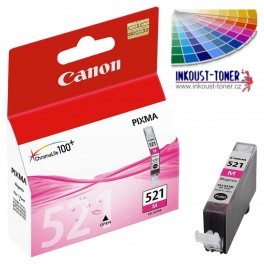 Canon CLI-521M cartridge červená (purpurová) - originální Canon CLI-521M cartridge červená (purpurová) - originální