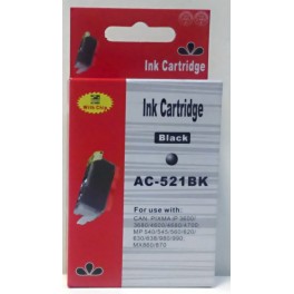 Canon CLI-521BK cartridge černá - kompatibilní Canon CLI-521BK cartridge černá - kompatibilní